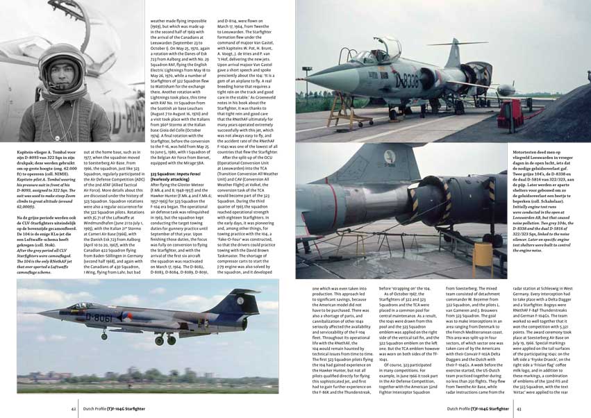 Dutch Profile DDP37 Lockheed F-104G Starfighter KLU
