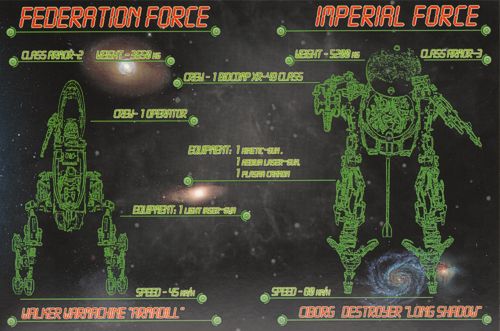 Orion Figures DDS72001 1:72 Space Battles set 1