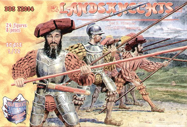 Orion Figures DDS72004 1:72 Landsknechts set 2