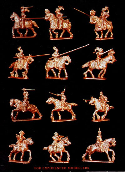 Orion Figures DDS72005 1:72 European Knights on horseback x 12