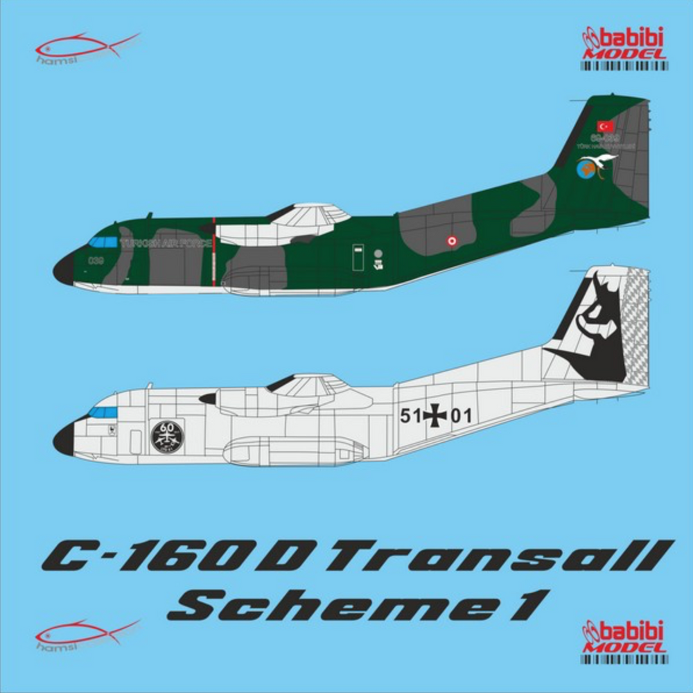 Babibi Models DDT-01025 1:72 C-160D transalls scheme-1