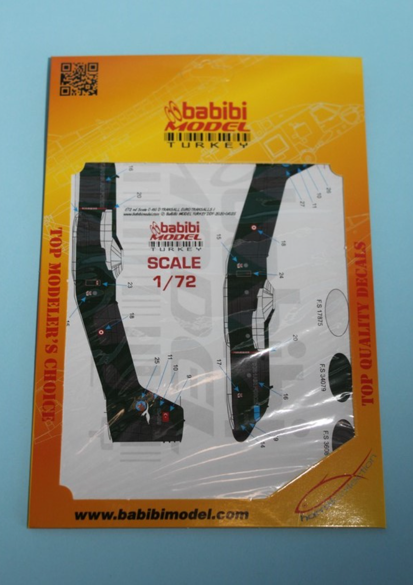 Babibi Models DDT-01025 1:72 C-160D transalls scheme-1