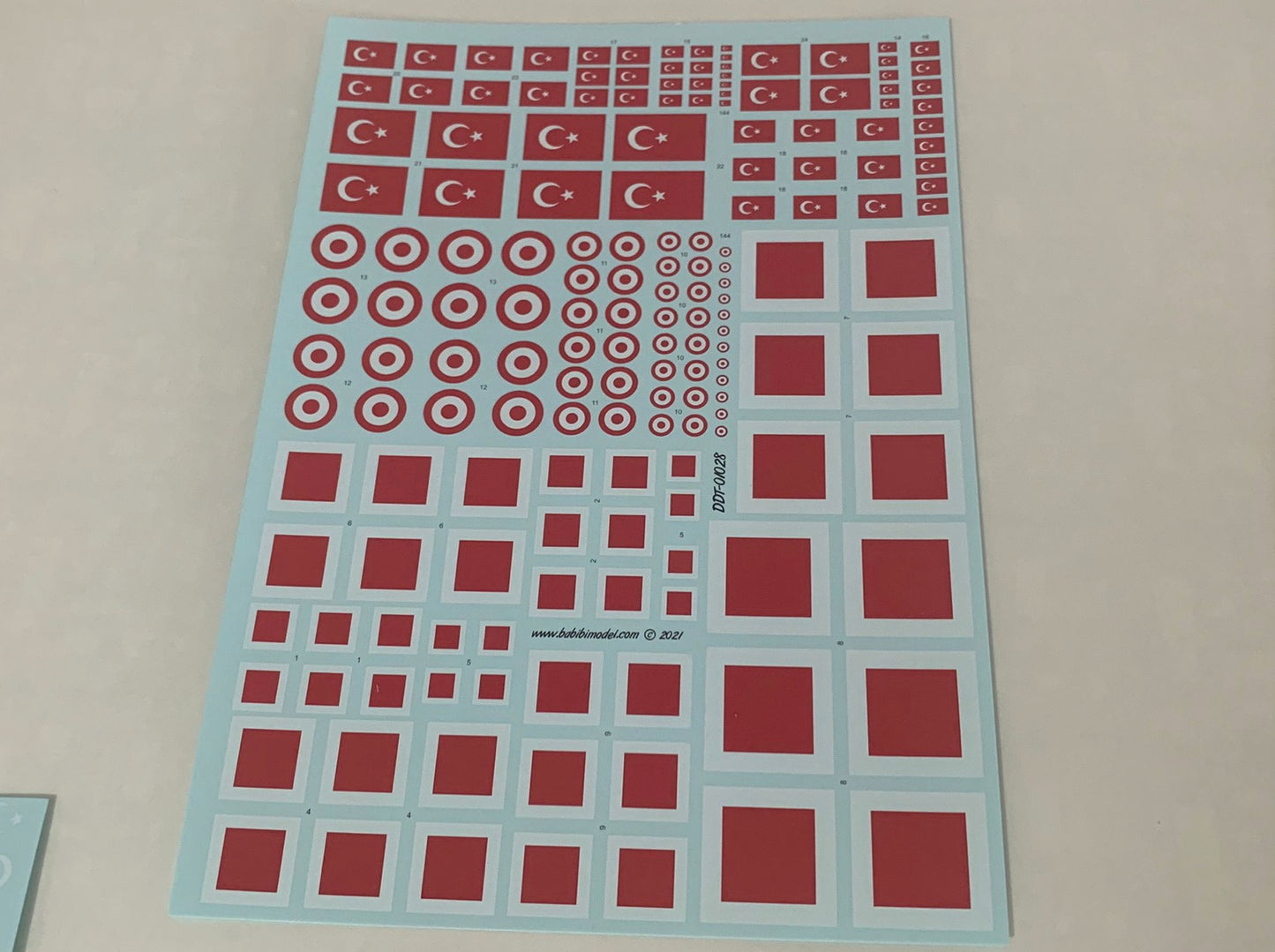 Babibi Models DDT-01028 TURAF Roundels and Flags Decal Set