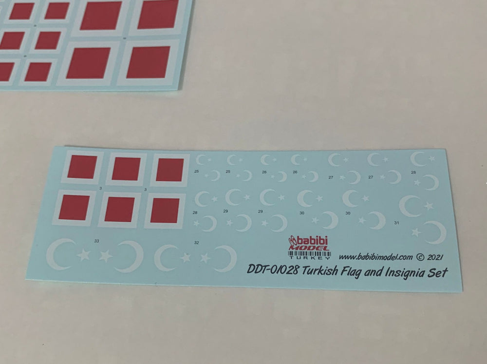 Babibi Models DDT-01028 TURAF Roundels and Flags Decal Set
