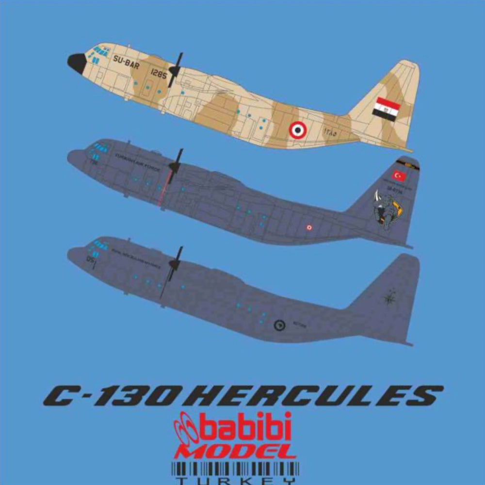 Babibi Models DDT-01077 1:72 Lockheed C-130E Hercules Decals