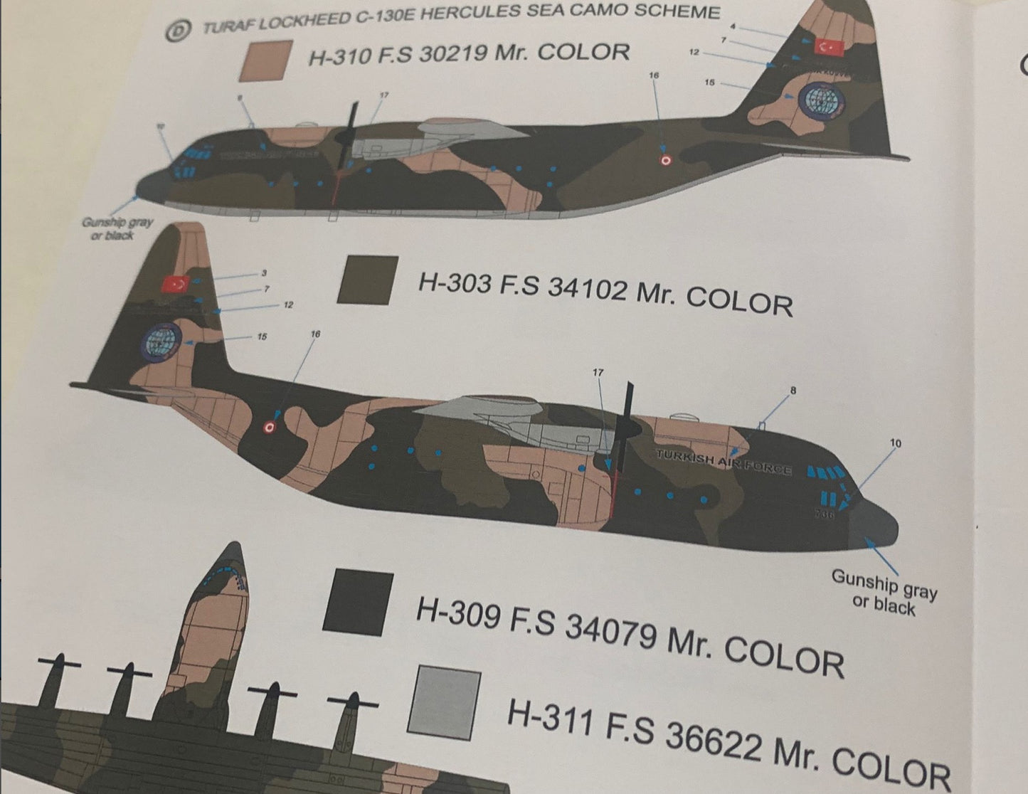 Babibi Models DDT-01077 1:72 Lockheed C-130E Hercules Decals