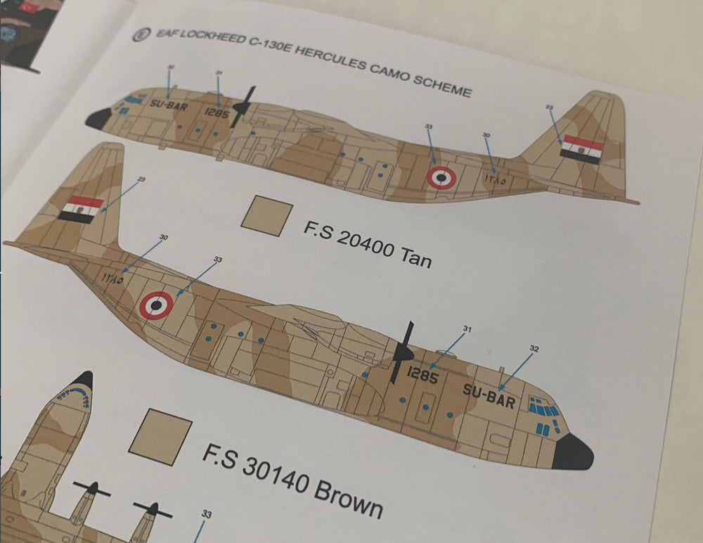 Babibi Models DDT-01077 1:72 Lockheed C-130E Hercules Decals