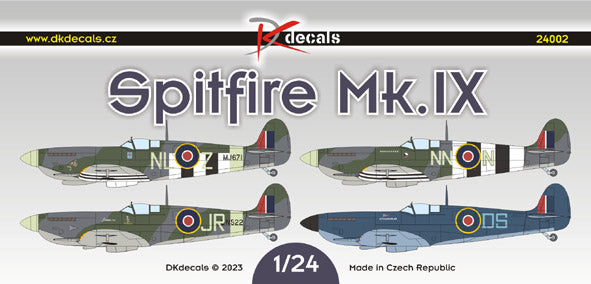 DK Decals DKD24002 1:24 Supermarine Spitfire Mk.IXC, Pt.2 1