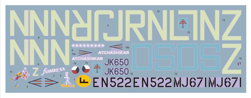 DK Decals DKD24002 1:24 Supermarine Spitfire Mk.IXC, Pt.2 1