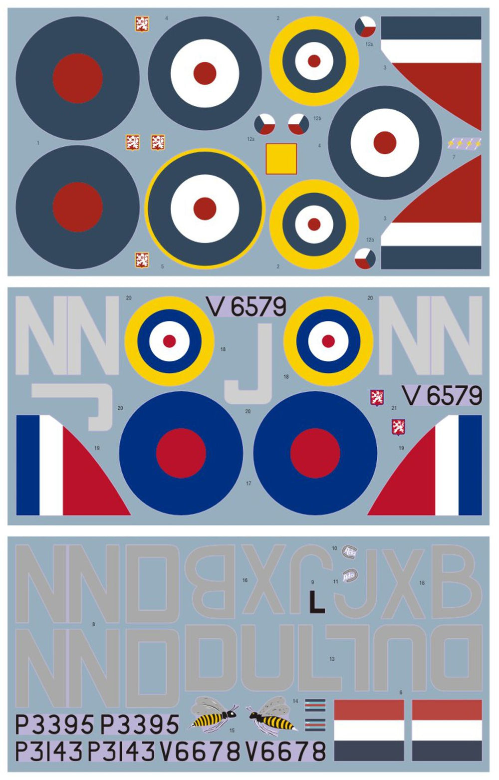 DK Decals DKD24003 1:24 Hawker Hurricane Mk.I 1