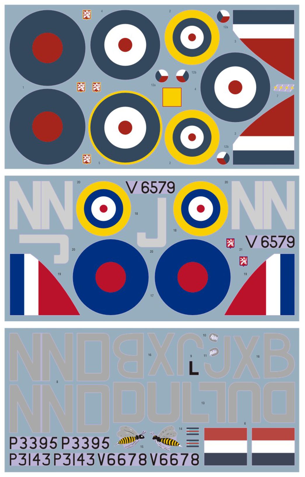 DK Decals DKD24003 1:24 Hawker Hurricane Mk.I 1