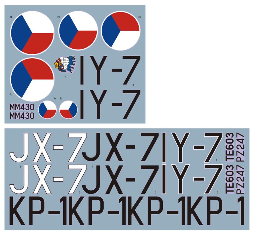 DK Decals DKD32011 1:32 de Havilland B-36 Mosquito in CzAF