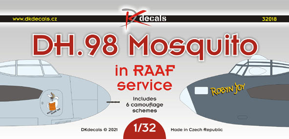 DK Decals DKD32018 1:32 de Havilland DH.98 Mosquito in RAAF service 1