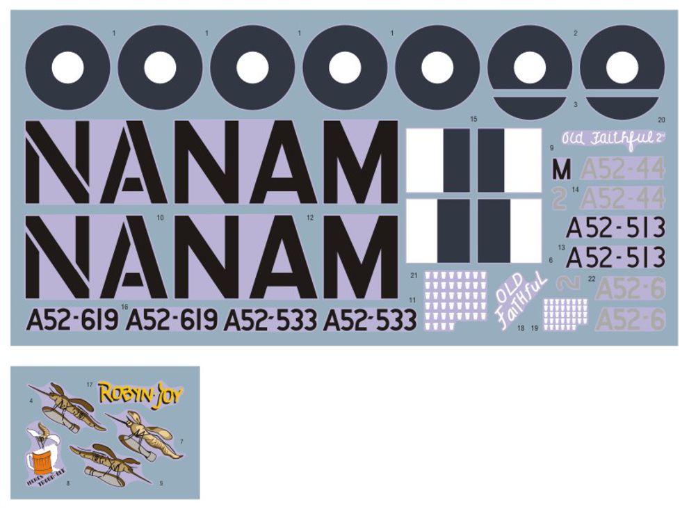 DK Decals DKD32018 1:32 de Havilland DH.98 Mosquito in RAAF service 1