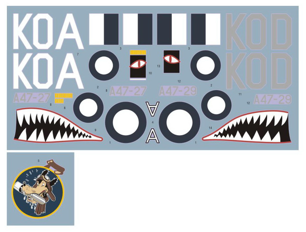 DK Decals DKD32019 1:32 North-American B-25J Mitchell in RAAF service 1