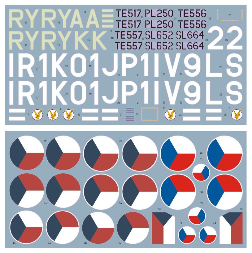 DK Decals DKD32033 1:32 Supermarine Spitfire LF Mk.IXE
