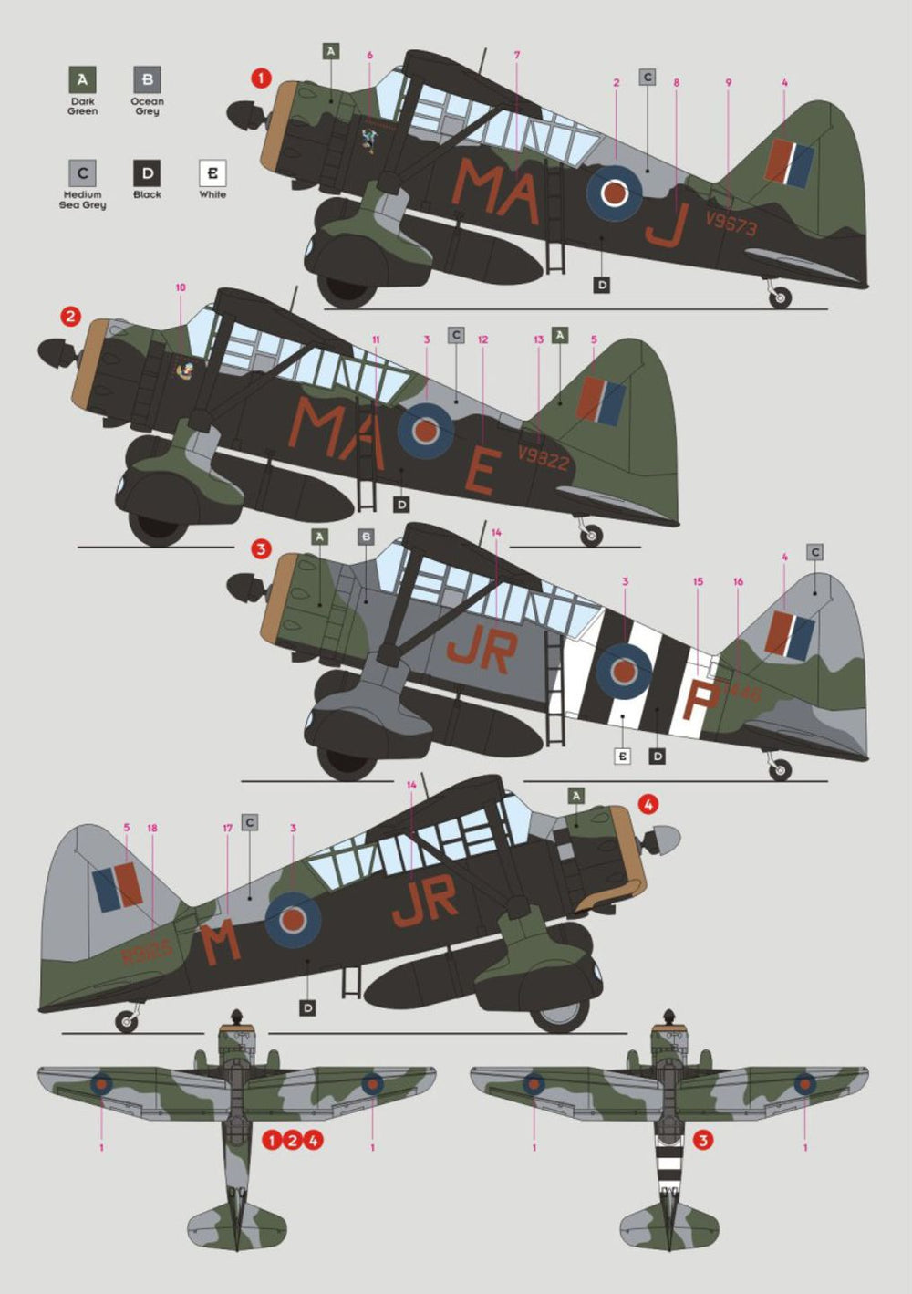 DK Decals DKD32036 1:32 Westland Lysander Mk.III No.161