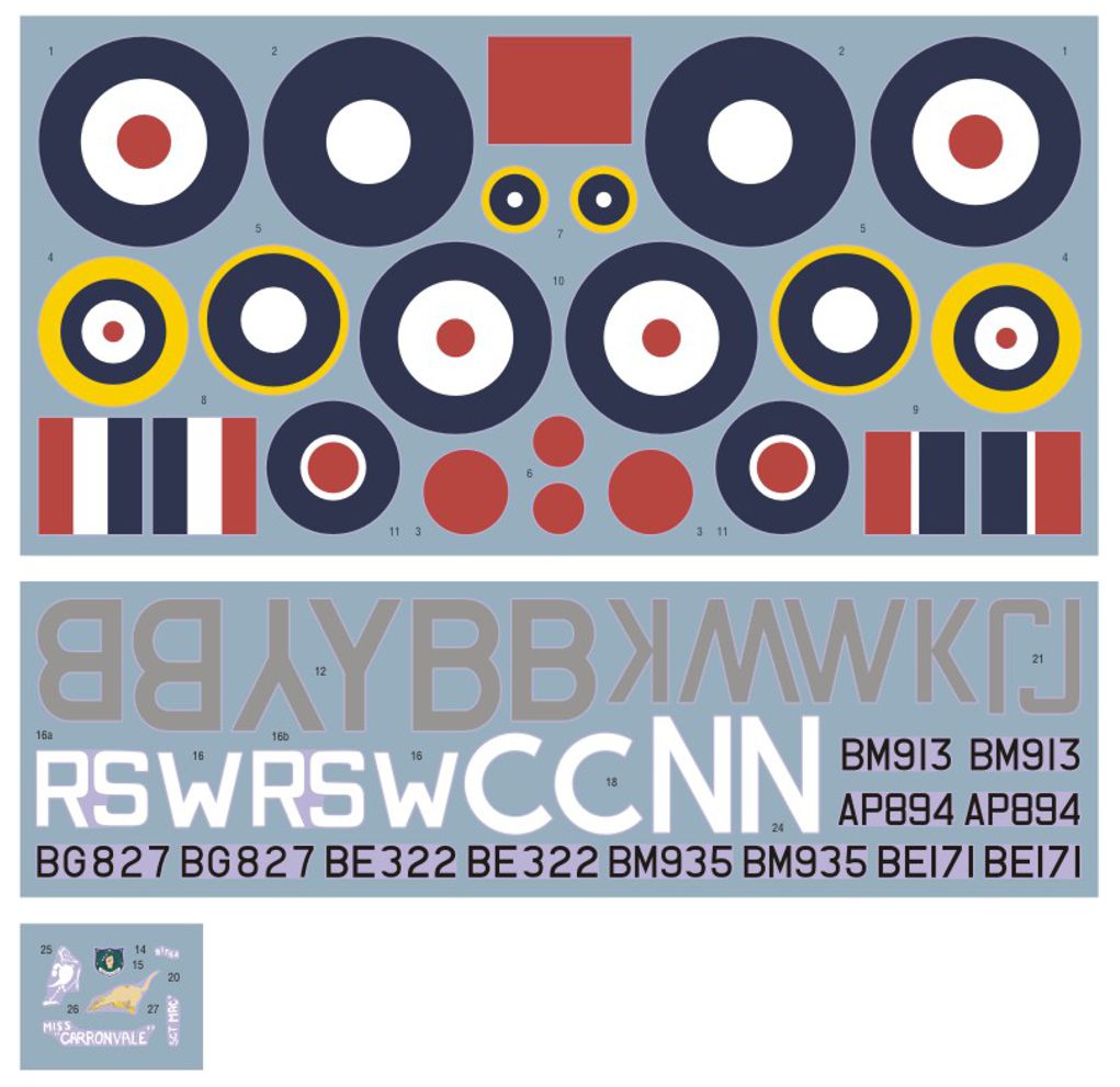 DK Decals DKD32037 1:32 Hawker Hurricane Mk.IIB in the Far East, Pt.1 1