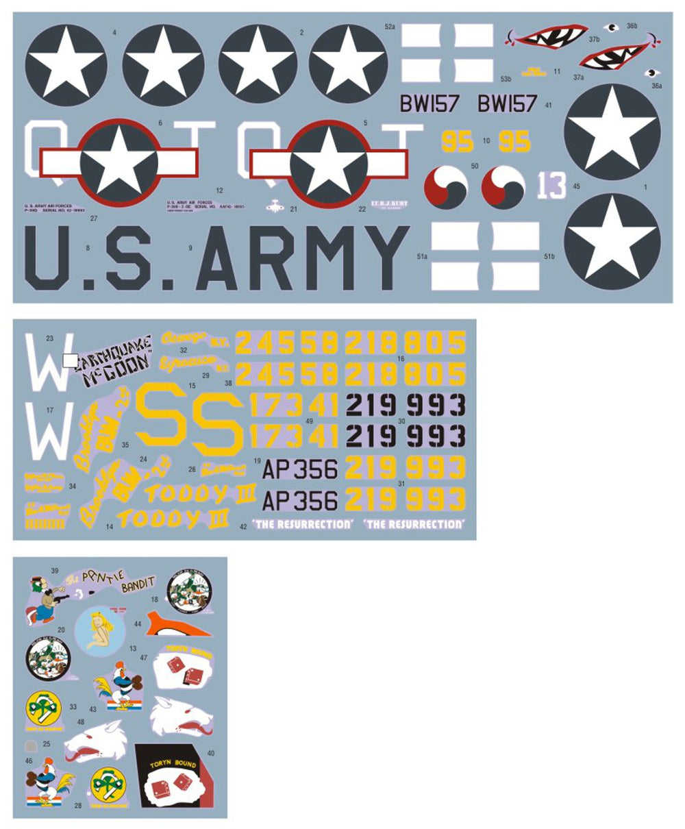 DK Decals DKD32042 1:32 Bell P-39/P-400 Airacobra 1