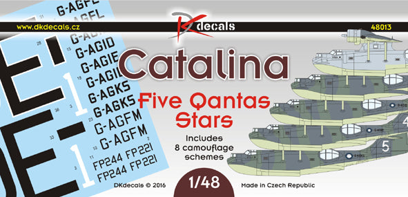 DK Decals DKD48013 1:48 Consolidated Catalina