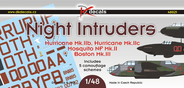 DK Decals DKD48021 1:48 Night Intruders 1