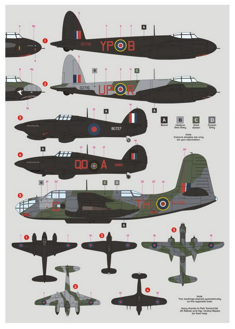 DK Decals DKD48021 1:48 Night Intruders 1