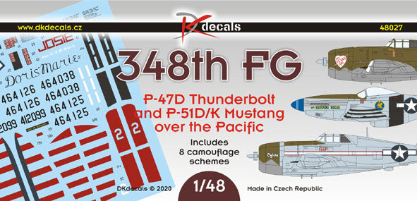 DK Decals DKD48027 1:48 348th FG 1