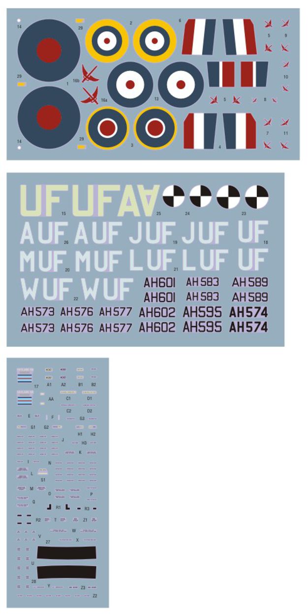 DK Decals DKD48038 1:48 Bell Airacobra Mk.I in RAF service 1