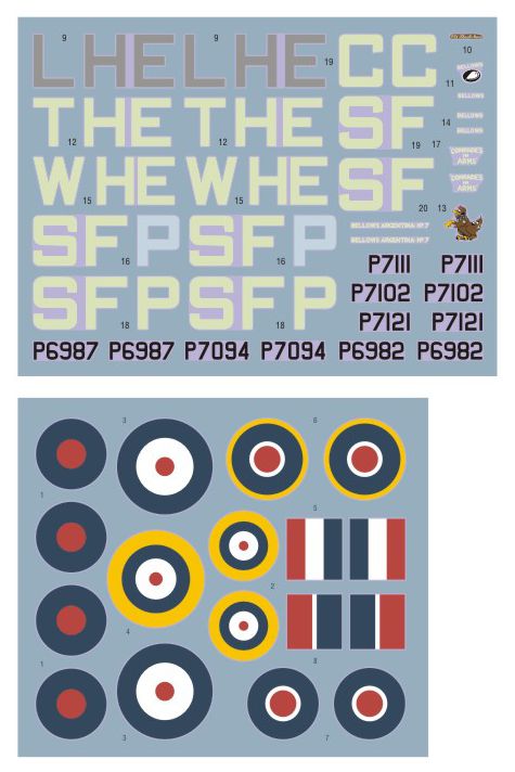 DK Decals DKD48054 1:48 Westland Whirlwind Mk.I Westland Whirlwind Mk.I 1