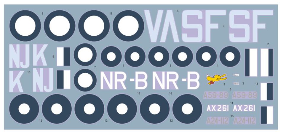 DK Decals DKD48056 1:48 WWII RAAF Twins Pt.3: Ventura, Anson, Catalina 1