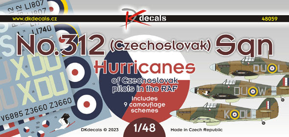 DK Decals DKD48059 1:48 No.312 Sq