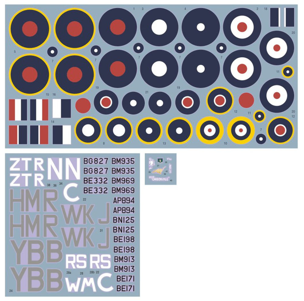 DK Decals DKD48061 1:48 Hawker Hurricane Mk.IIB in the Far East, Pt.1 1