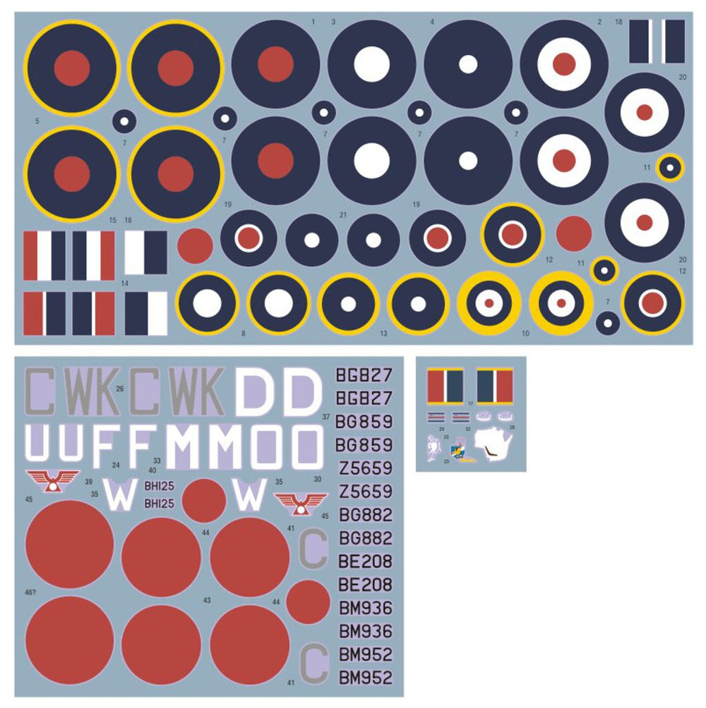 DK Decals DKD48062 1:48 Hawker Hurricane Mk.IIB in the Far East, Pt.2 1