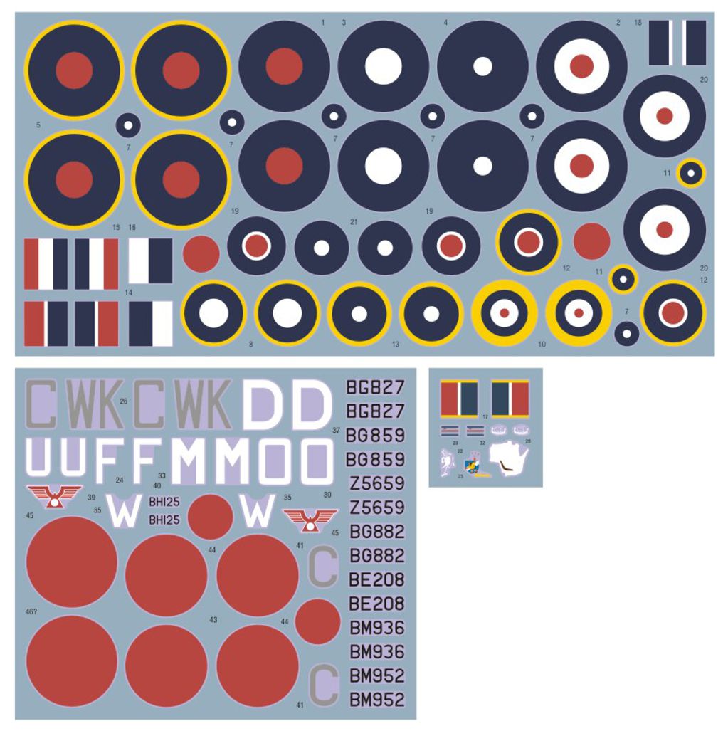DK Decals DKD48062 1:48 Hawker Hurricane Mk.IIB in the Far East, Pt.2 1