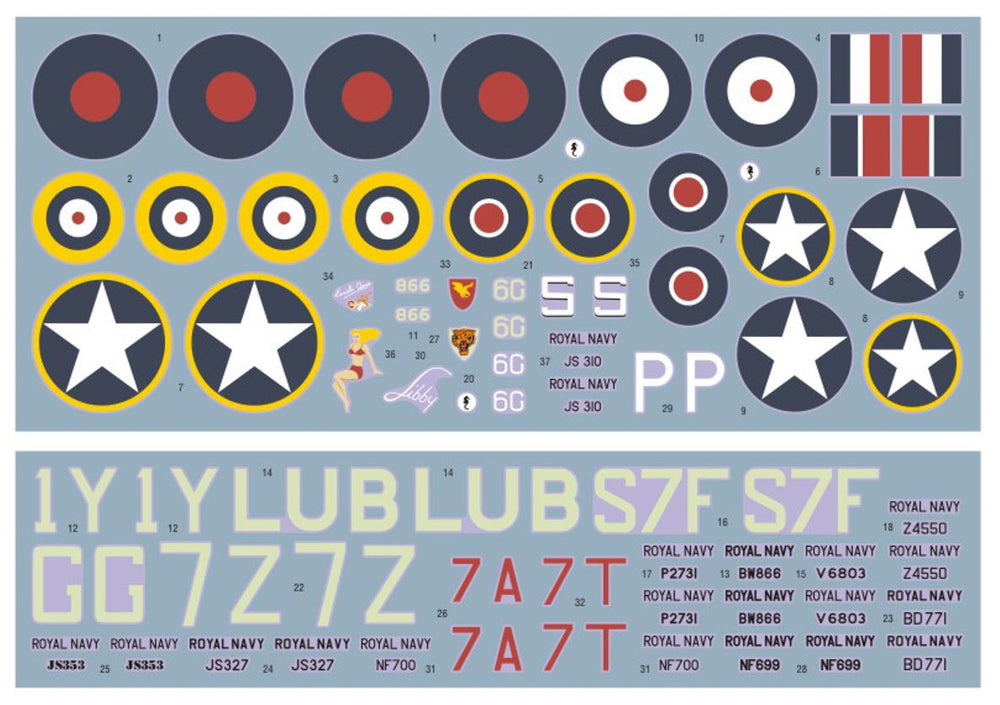 DK Decals DKD48063 1:48 Hawker Sea Hurricane 1