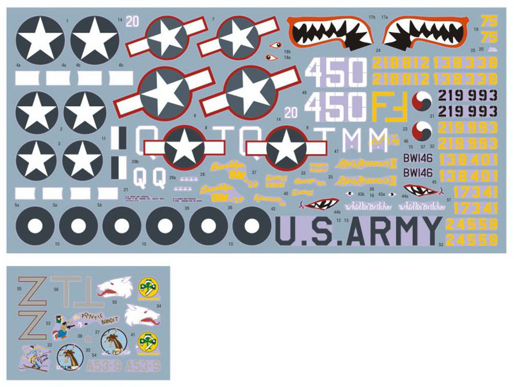 DK Decals DKD48064 1:48 Bell P-39/P-400 Airacobra 1