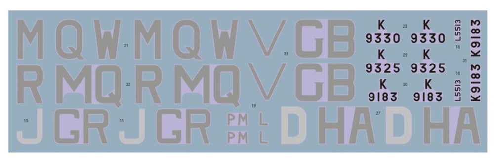 DK Decals DKD48072 1:48 Fairey Battle Mk.I 1