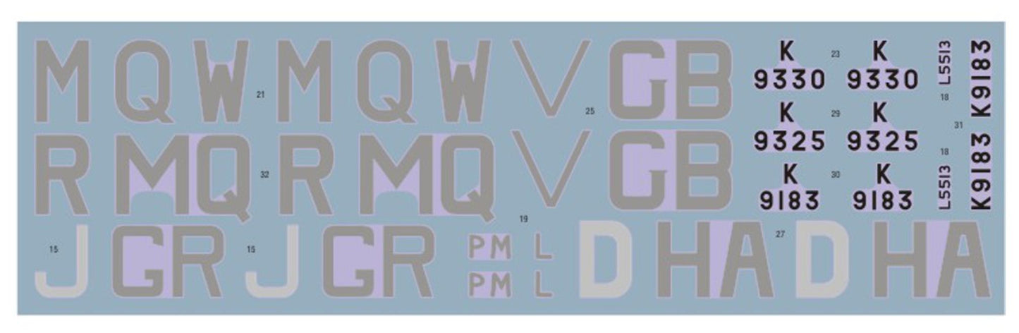 DK Decals DKD48072 1:48 Fairey Battle Mk.I 1