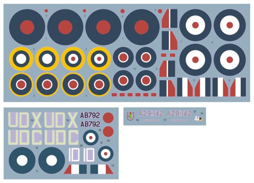 DK Decals DKD48P02 1:48 Keith W