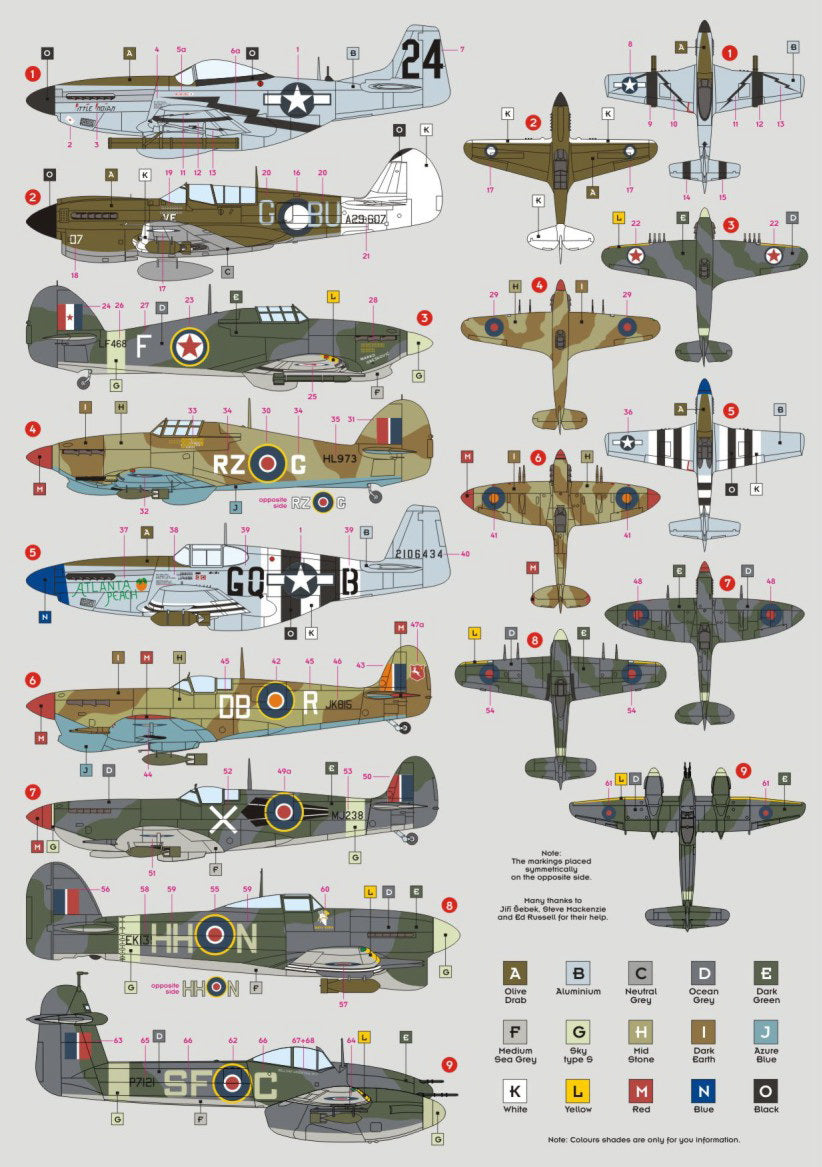 DK Decals DKD72058 1:72 Fighter bombers! Pt.2 1