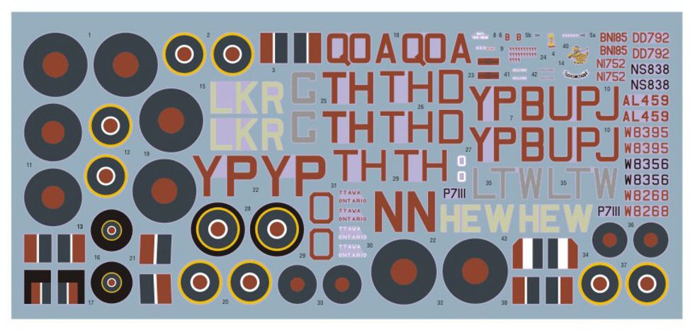 DK Decals DKD72060 1:72 Night Intruders, Pt.1