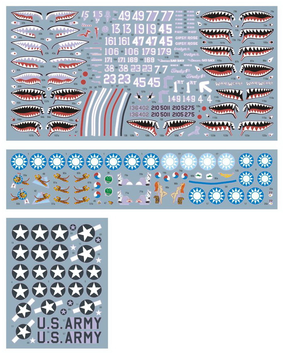 DK Decals DKD72072 1:72 Re-print! AVG/23rd FG