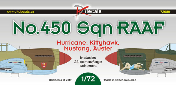 DK Decals DKD72080 1:72 No.450 Sq
