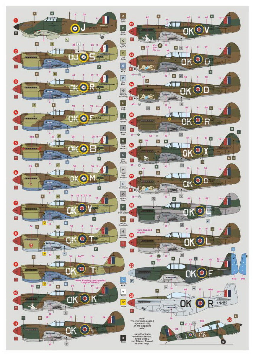 DK Decals DKD72080 1:72 No.450 Sq