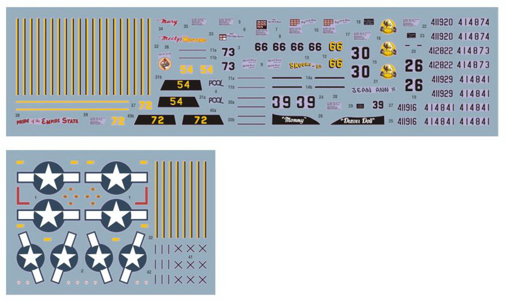 DK Decals DKD72086 1:72 North-American F-6D/K Mustang Pacific