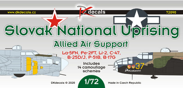 DK Decals DKD72090 1:72 Slovak National Uprising 1944
