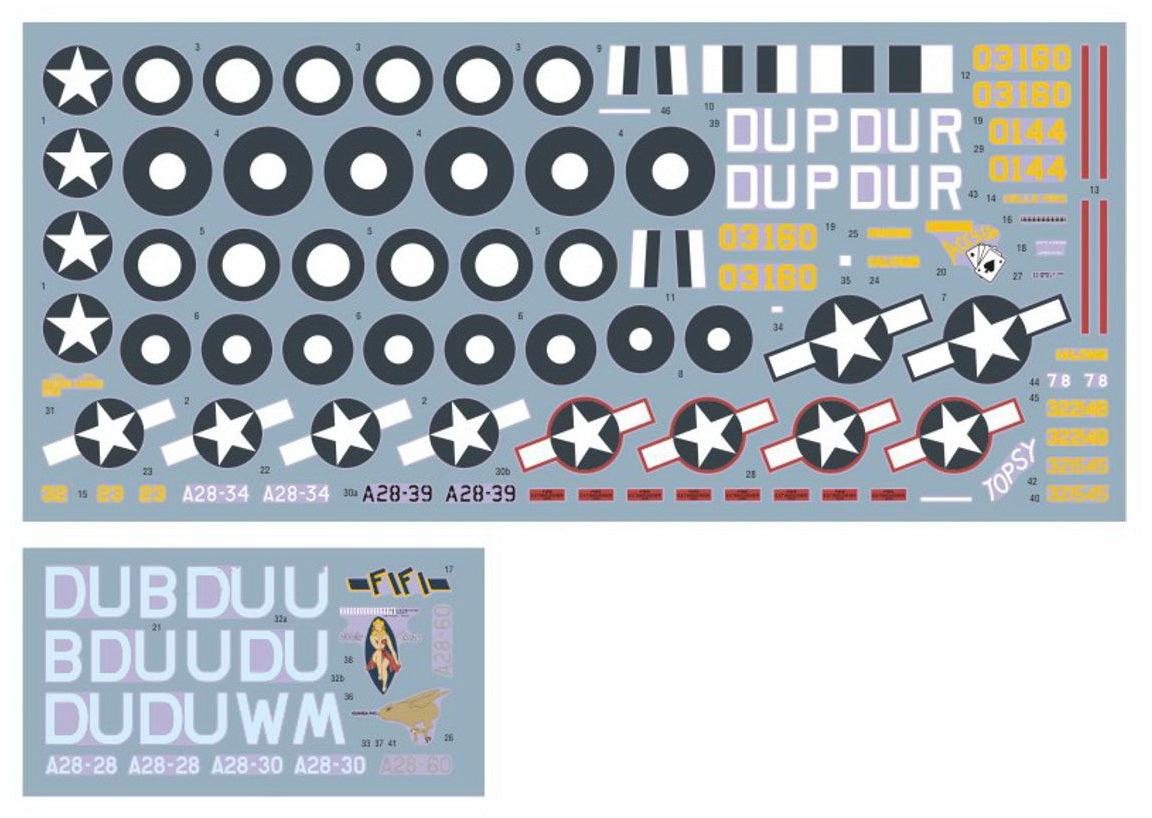 DK Decals DKD72096 1:72 No.22 Sq