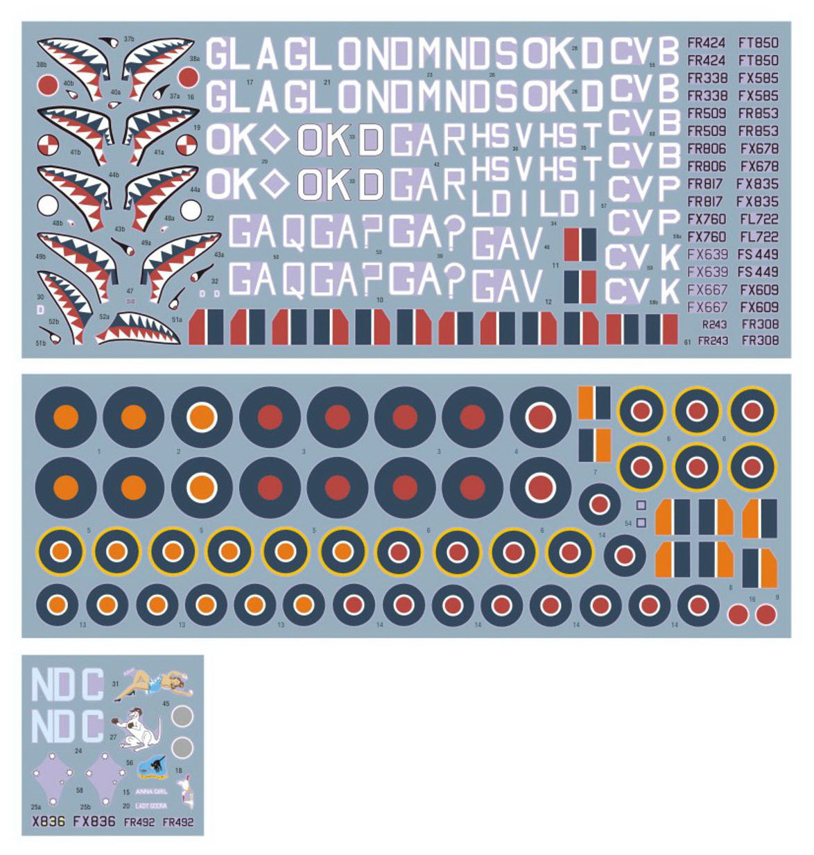 DK Decals DKD72097 1:72 DAF Kittyhawks