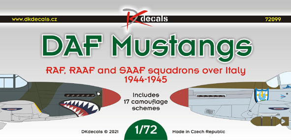 DK Decals DKD72099 1:72 DAF Mustangs