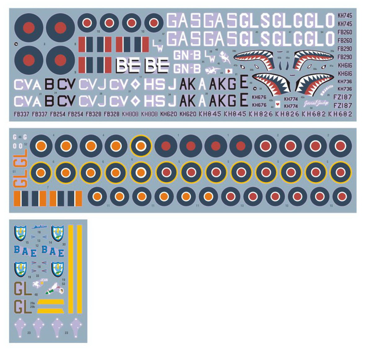 DK Decals DKD72099 1:72 DAF Mustangs
